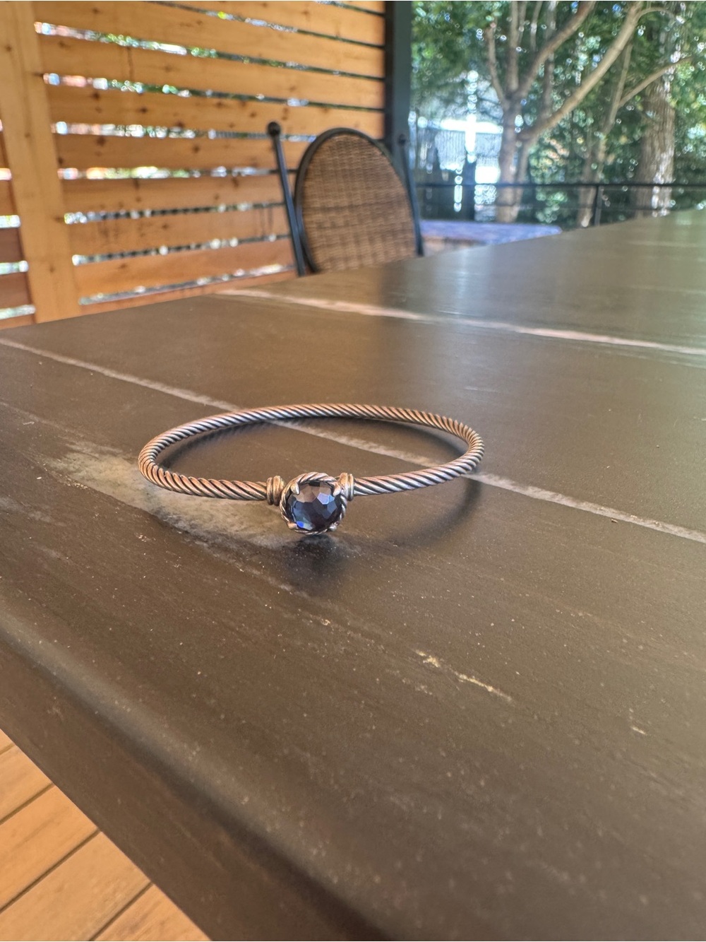 David Yurman Sterling Petite Châtelaine Cable Bracelet